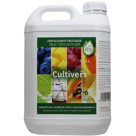 CULTIVERS Abono Frutales Líquido Ecológico 5 L (1/5)