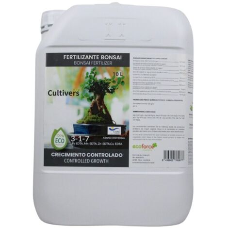 CULTIVERS Abono Bonsái Líquido Ecológico 10 L (1/5)