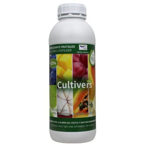 CULTIVERS Abono Frutales Líquido Ecológico 1 L