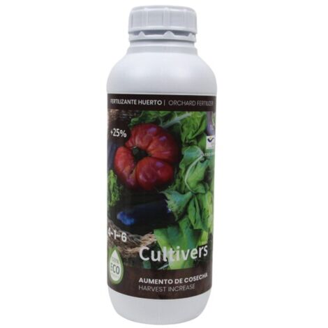 CULTIVERS Abono Huerto Líquido Ecológico 1 L
