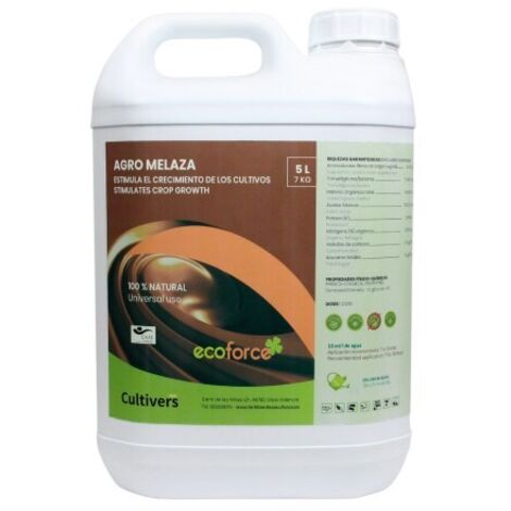 CULTIVERS Melaza de caña para plantas Ecológica 5 L