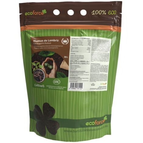 CULTIVERS Humus de Lombriz Ecológico 20 L (1/5)