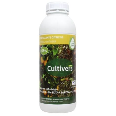 CULTIVERS Abono Cítricos Líquido Ecológico 1 L