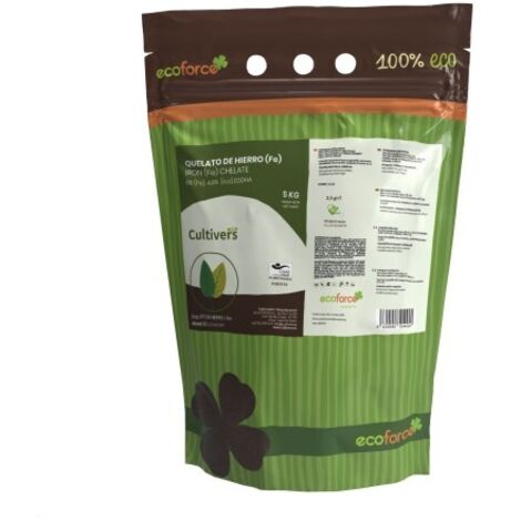 CULTIVERS Quelato de Hierro Ecológico 5 kg