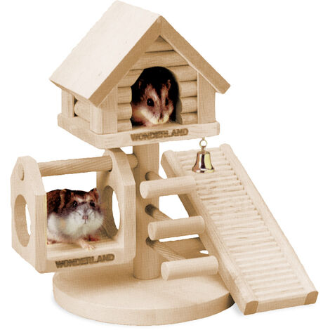 K&F CASA ÁRBOL PARA HAMSTER 21 X 22 X 16 CM WONDERLAND