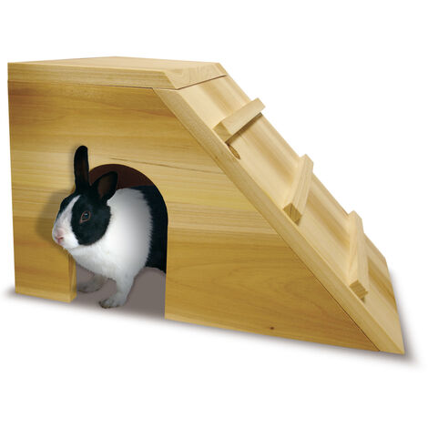 K&F CABAÑA EN MADERA PARA CONEJO MOCAMBO L: 31 CM AN: 20 CM AL: 19 CM