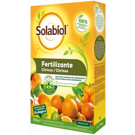 Fertilizante granulado para cítricos SOLABIOL 750g (1/3)