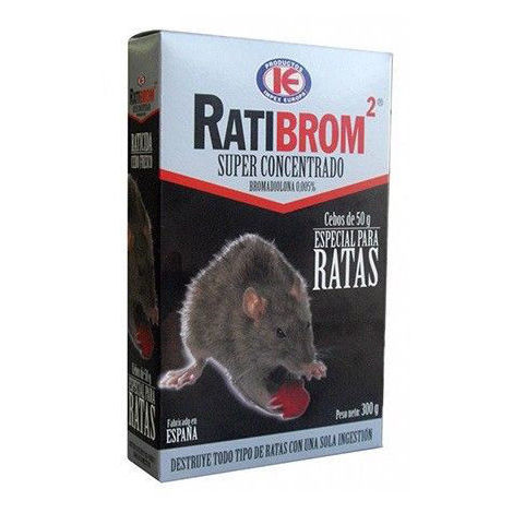 Cebo fresco RATIBROM 2 SÚPER CONCENTRADO especial para ratas - 1 Kg