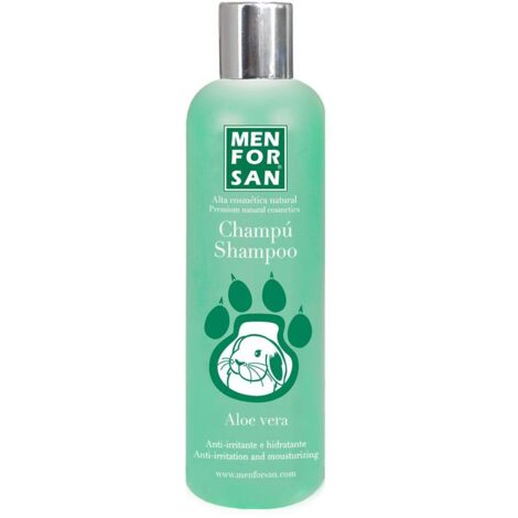 Champú natural MENFORSAN 300ml calmante y cicatrizante aloe vera
