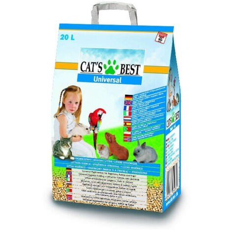 Cats Best Universal Lecho ecológico biodegradable para conejos,