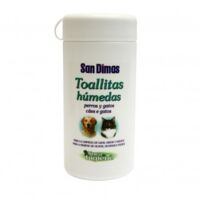 Toallitas limpiadoras multiusos para mascotas SANDIMAS - Envase