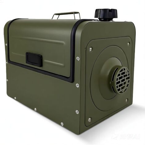 Chauffage diesel autonome 1 Gal – Portable 12V sans électricité – Puissance réglable 1-5 kW – Écran LCD – Idéal pour camping et ateliers