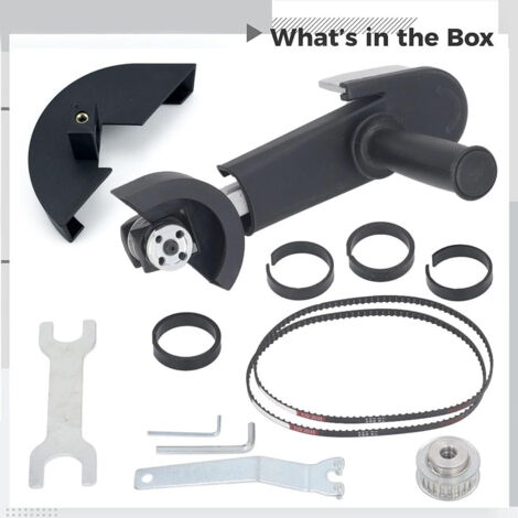Kit Adaptateur Pour Meuleuse D'angle - Conversion En Outil Coudé, Yosoo, Alliage Aluminium