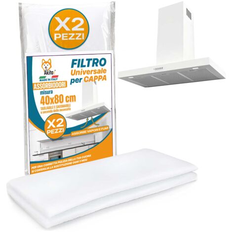 Ricambi Cappa Aspirante Carta 6 Filtri Per Cappa Cucina Universali - Carta Grasso Saturazione Rossa, Ricambi Per Estrattore D'aria Filtri Assorbimento Grasso Universali - Foto 2