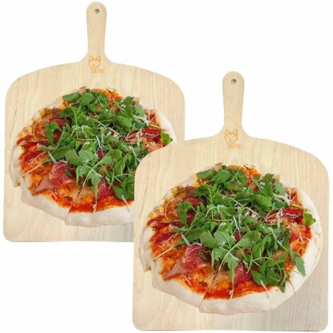 PIAZZA - Pala per Pizza in Legno di Betulla di Alta Qualità 30 x 42.5 cm, Pala