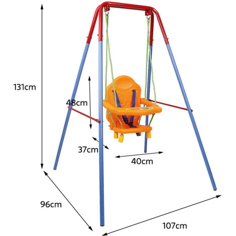 Babyschaukel Schaukelgestell mit Gestell 3in1 Schaukel outdoor