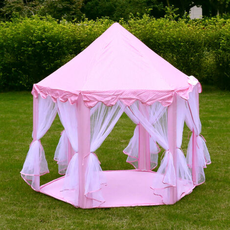 Tienda de juegos plegable para niños Princess Tent con luz LED