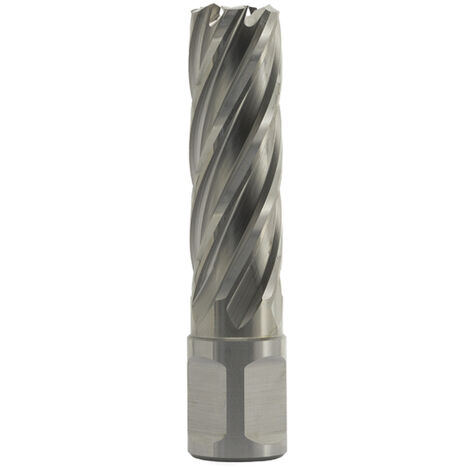 Euroboor HCL.150 Carotteuse HSS - Profondeur de Perçage: 55 mm - Diamètre Extérieur: 15 mm - Queue: Weldon - Taille: 19.05 mm - Trou Pilote 6.35 mm