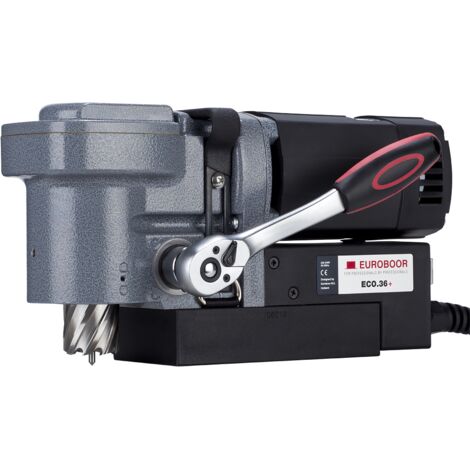 Euroboor ECO.36+ EU2 Perceuse Magnétique - Forets Circulaires Max. 36 mm - Tension d'Alimentation 220-240 Volt, Fréq. 50-60 Hertz - Connecteur EU - Rotation Horaire