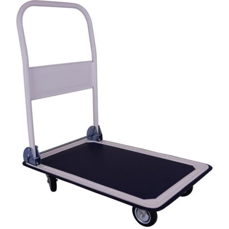 Benson Tools Chariot Pliable en Acier avec Revêtement en Poudre, Capacité de Charge Maximale de 150 kg, Surface Antidérapante, Idéal pour Jardin, Atelier et Déménagements (1/5)