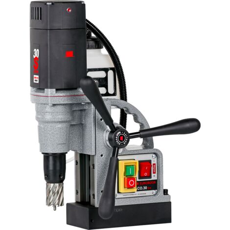 Euroboor ECO.30S+ EU2 Perceuse Magnétique - Forets Circulaires Max. 30 mm - Tension d'Alimentation 220-240 Volt, Fréq. 50-60 Hertz - Connecteur EU - Rotation Horaire