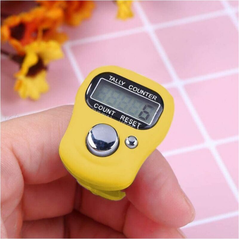 Compteur De Doigts LED Numérique – Électronique, Lumineux, Pour Sport, Inventaire Ou Tricot (couleur Aléatoire)