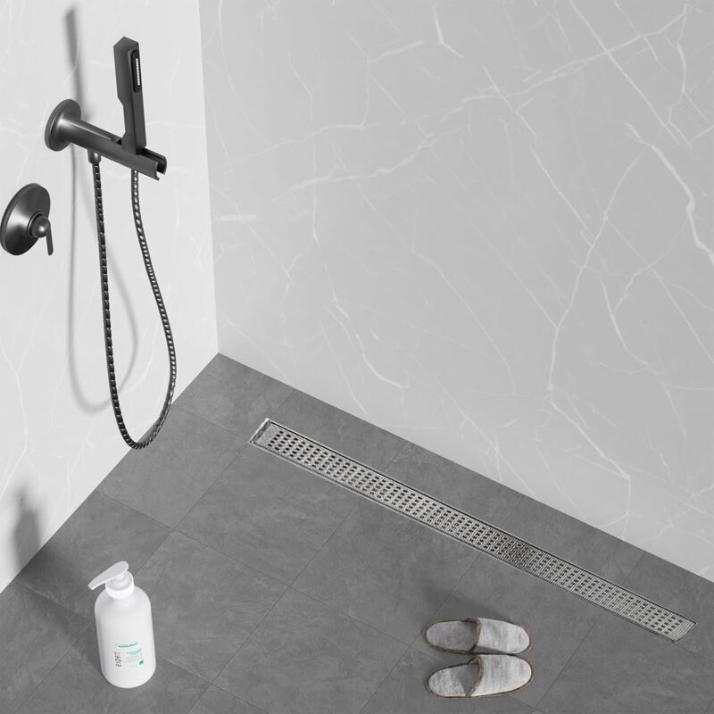 Attrape-cheveux Douche 6 Pièces - Autocollant Gaze - Gaze De Douche - Couvercle De