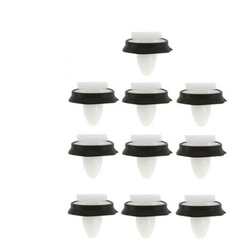 Lot De 10 Clips De Fixation Pour Garniture Panneau Intérieur | Compatible Citroën, Peugeot, Fiat | OEM 856543