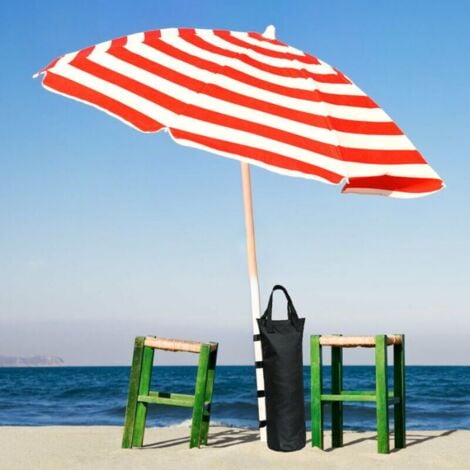 Lot de 4 Poids de Gazebo pour Tonnelle et Pavillon, Sac de Lestage Sable pour Jambes, Tentes Pare-Soleil, Parasol，15 x 50CM