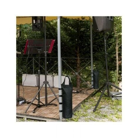Lot de 4 Poids de Gazebo pour Tonnelle et Pavillon, Sac de Lestage Sable pour Jambes, Tentes Pare-Soleil, Parasol，15 x 50CM