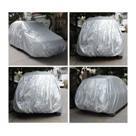 Housse de voiture, bâche 430x160x120cm, housse de voiture, protection solaire de voiture, imperméable à la pluie, à la poussière, au soleil, universelle pour toutes les saisons