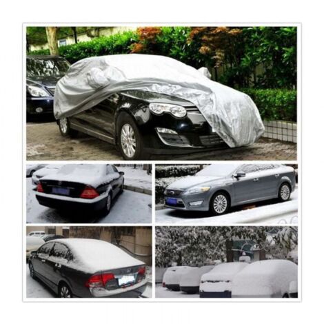 Housse de voiture, bâche 430x160x120cm, housse de voiture, protection solaire de voiture, imperméable à la pluie, à la poussière, au soleil, universelle pour toutes les saisons