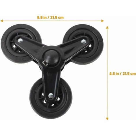 Roue De Caddie De Jardin / Chariot Pliant - Diamètre 12 Cm, Noir (lot ?)