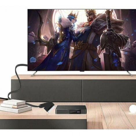 Convertisseur péritel vers Hdmi adaptateur Audio vidéo pour Hdtv/dvd/décodeur/ps3/pal/ntsc Starlight