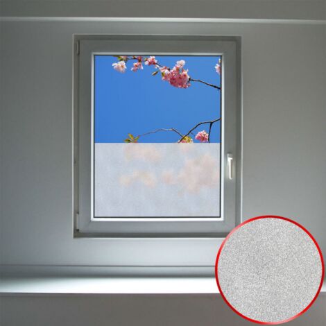 Film pour Fenêtre 50x200cm autoadhésive statique verre dépoli Lait