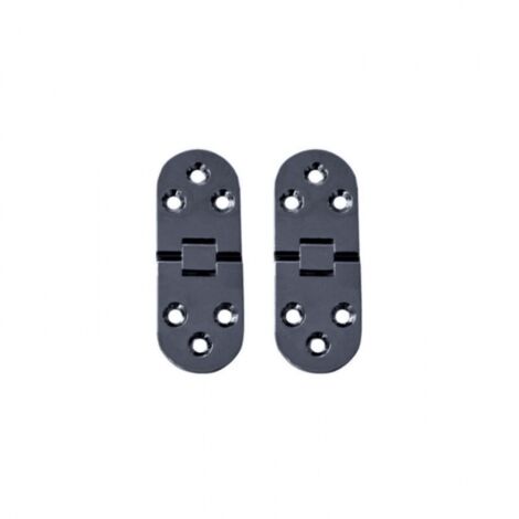 2 Pièces Charnières de Table Pliantes Plat Porte Cabinet Pliable Charnières Alliage Zinc Charniere Porte Placard,Round Edge Charnières pour Porte de Meuble avec vis,pour Table,Meubles Bureau (1/5)