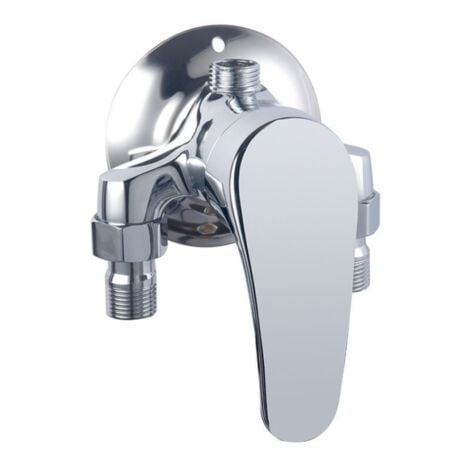 Mitigeur de douche en applique Douche triangulaire chauffe-eau solaire Mitigeur de douche en applique Mitigeur de douche en applique