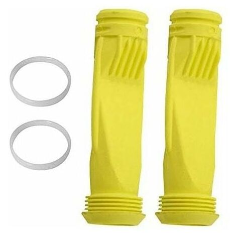 2 Membranes (Diaphragmes) De Rechange Pour Nettoyeur Automatique De Piscine - Compatibles Zodiac Baracuda G3, G4, Alpha 2, 3 - PVC Jaune