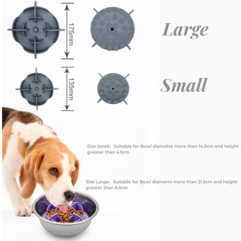 Gamelle Anti-glouton Pour Grand Chien - Taille L, Sable