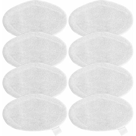 8Pièces Lingettes pour polti vaporetto sv440Serpillere Remplacement, Vadrouilles de Rechange Lavables