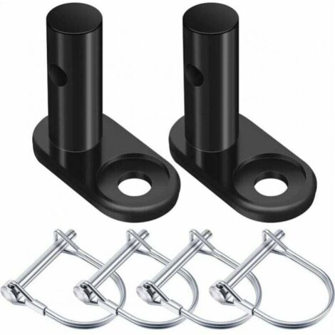 2 jeux de connecteurs de remorque de vélo, adaptateur de montage de remplacement d'attelage de remorque en acier, adaptateur d'accessoire de connecteur de vélo (1/5)