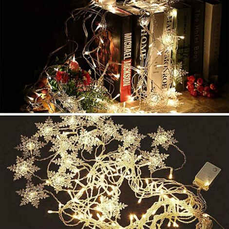 Rideau Lumineux De Noël à étoiles - 8 Modes, Minuterie, Télécommande - Pour Fenêtre, Intérieur, Jardin - 3