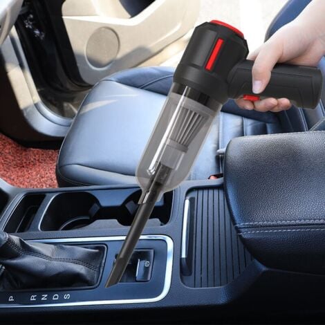 Aspirateur de voiture puissant, aspirateur à main sans fil, aspirateur de bureau rechargeable avec filtre lavable