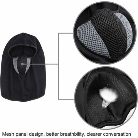 Cagoule D'hiver Pour Cyclisme, Masque Complet, Casquette Coupe-vent, Sport, Vélo, Randonnée, Ski, Camping, Doublure De Casque, Couvre-chef Chauffe-cou