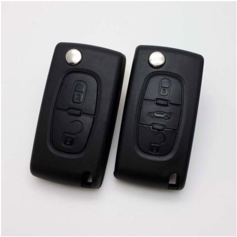 Coque De Clé Citroën à Deux Boutons - Neuf Sous Blister - Compatible Avant