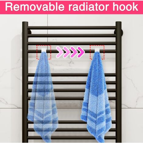 Crochets porte-serviettes pour salle de bain, porte-serviettes, patères, crochets pour radiateur