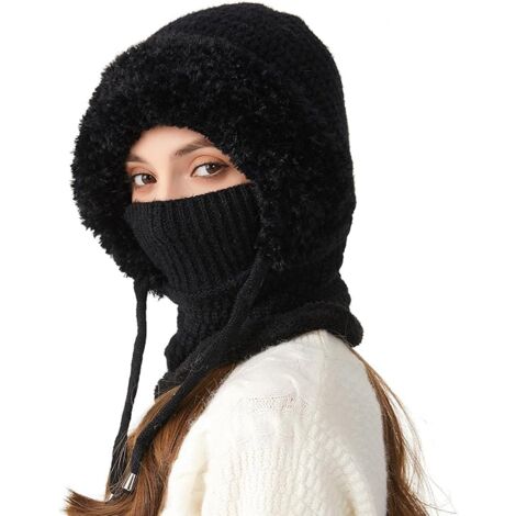 Joyoldelf Cagoule Ski Balaclava Hiver - Masque Chaleur Coupe-Vent Multifonction Pour Ski, Moto, Randonnée - Homme Femme