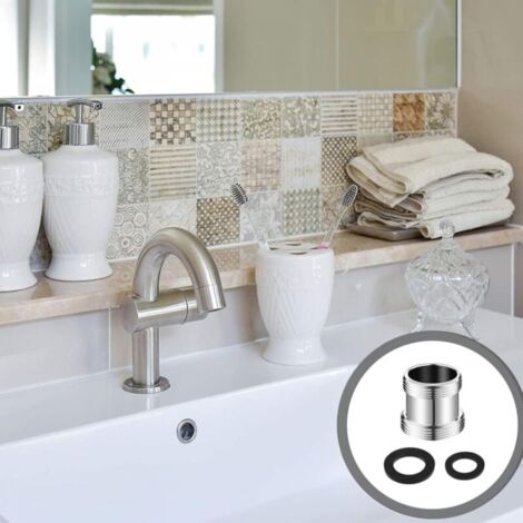 2 Adaptateurs Filetage NPT F20 à F24 - Conversion Robinet Cuivre Pour Salle De Bain, Purificateur