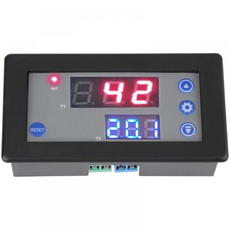Module Relais Temporisé 220V AC - Plage 1-99 Secondes/minutes - Affichage Numérique, Sortie 10A - Pour Automatisation Domestique