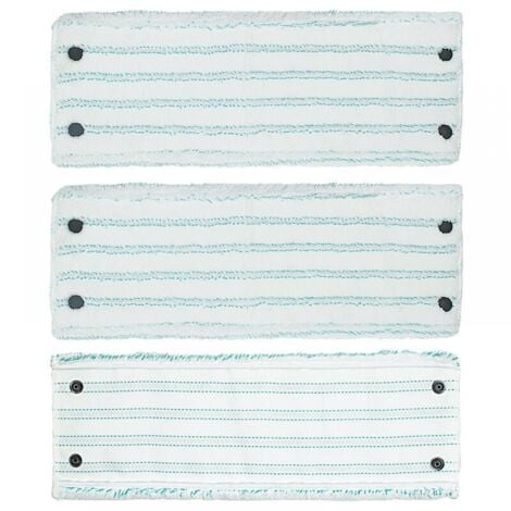 Balais Serpillères de Rechange, Serpillères en Microfibre pour Leifheit Clean Twist M Micro Duo Têtes de Recharge de Vadrouille Chiffon 3 Pièces